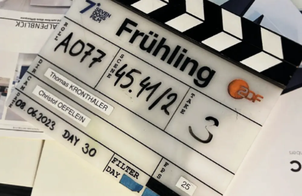 ZDF Frühling Filmdreh